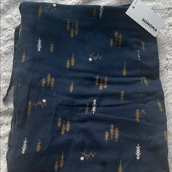 Sonoma Kids' Navy Joggers with Gold Accents - Picture 3 of 4